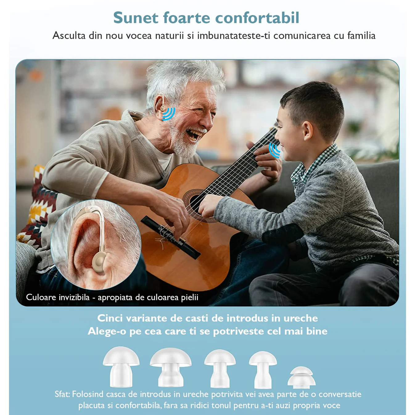 Audi™ - Aparat Auditiv cu 4 Nivele