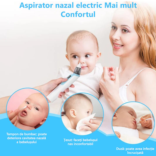 CurataBebe - Aspirator Nasal Electric + Un Cadou